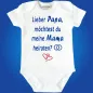 Preview: Baby‑Body für Heiratsantrag über das Kind