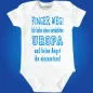 Preview: Baby‑Body „Ich habe eine verrückte Mama“ mit blauem Text