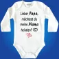 Preview: Baby-Body mit Aufdruck - „Willst du mich heiraten?“