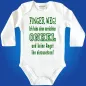 Preview: Babybody mit humorvollem Familien‑Spruch