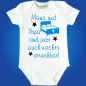 Preview: Baby‑Body mit lustigem Aufdruck für schlaflose Eltern