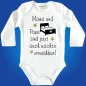 Preview: Lustiger Babybody mit humorvollem Eltern‑Spruch
