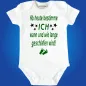 Preview: Baby-Body mit Spruch für müde Eltern
