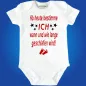 Preview: Babybody mit Spruch für müde Eltern
