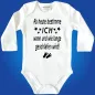 Preview: Babybody mit frechem Spruch wenig Schlaf