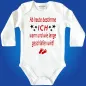 Preview: Babybody mit humorvollem Aufdruck über Mama und Papa