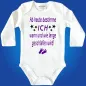 Preview: Baby‑Body mit witzigem Druck für schlaflose Eltern