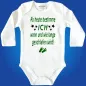 Preview: Babybody mit frechem Spruch zum Schlaf
