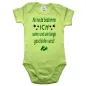Preview: Babybody mit frechem Spruch zum Schlaf