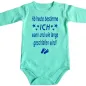 Preview: Babybody mit frechem Spruch zum Schlaf