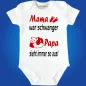 Preview: Niedlicher Baby Body mit Panda Motiv