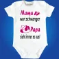 Preview: Babybody Panda Design aus Baumwolle