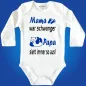 Preview: Lustiger Panda Babybody für Jungen und Mädchen
