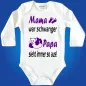 Preview: Baby-Body mit Spruch