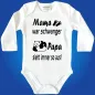 Preview: Babybody Panda Design aus Baumwolle