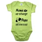 Preview: Baby Kurzarmbody Panda Motiv