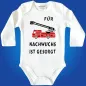 Preview: Baby-Body für Feuerwehr-Nachwuchs mit Feuerwehrauto