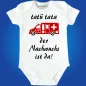 Preview: Baby‑Body mit Rettungswagen und Spruch „Tatü Tata – der Nachwuchs ist da“