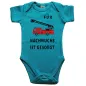 Preview: Baby-Body mit Feuerwehrauto für Feuerwehr-Nachwuchs
