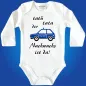 Preview: Baby-Body mit Polizeiauto für Polizei-Nachwuchs