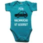 Preview: Lustiger Babybody mit Polizei‑Motiv für frischgebackene Eltern