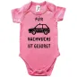 Preview: Baby-Body mit Polizeiauto für Polizei-Nachwuchs