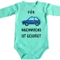Preview: Babybody mit Polizeiauto für Polizei-Nachwuchs
