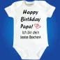 Preview: Baby‑Body „Happy Birthday liebe Mama – Ich hab dich lieb“