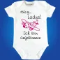Preview: Baby‑Body „Hey Boys“ mit Flugzeug Design