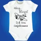 Preview: Baby‑Body mit witzigem Ankunfts‑Spruch