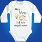Preview: Baby‑Body „Hey Ladys“ mit Flugzeug Illustration