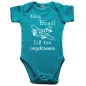 Preview: Babybody mit lustigem Flugzeug‑Motiv