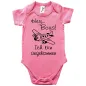 Preview: Baby‑Body mit Spruch „Hey Boys! Ich bin angekommen!“