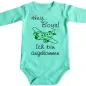 Preview: Baby‑Body mit witzigem Ankunfts‑Spruch