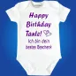 Preview: Babybody „Happy Birthday lieber Opa“ liebevoll gestaltet
