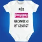 Preview: Baby‑Body mit humorvollem Nachwuchs Busfahrer Motiv