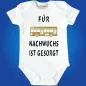 Preview: Baby‑Body mit süßem Busfahrer Nachwuchs Spruch