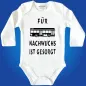 Preview: Baby‑Body mit humorvollem Nachwuchs Busfahrer Motiv