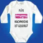 Preview: Babybody mit Bus‑Illustration und Nachwuchs Spruch