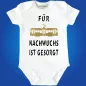 Preview: Baby‑Body „Hurra der Nachwuchs ist da“ mit Straßenbahn Motiv