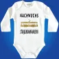 Preview: Babybody mit Straßenbahnfahrerin Design und Spruch