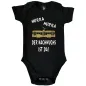 Preview: Baby‑Body mit wählbarer Tram‑Farbe und Spruch