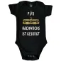 Preview: Babybody mit lustigem Straßenbahn‑Design für Babys