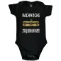 Preview: Babybody mit Straßenbahn Illustration und Nachwuchs Spruch