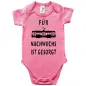 Preview: Babybody mit Tram Grafik für Jungen und Mädchen