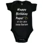 Preview: Baby-Body „Happy Birthday lieber Papa – Ich hab dich lieb“