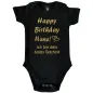 Preview: Babybody Geburtstagsbody Familie personalisiert