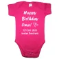 Preview: Babybody Geburtstagsbody personalisiert