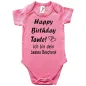 Preview: Babybody „Happy Birthday liebe Oma“ mit Herzchen