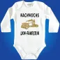Preview: Baby‑Body mit humorvollem Nachwuchs LKW Fahrer Motiv